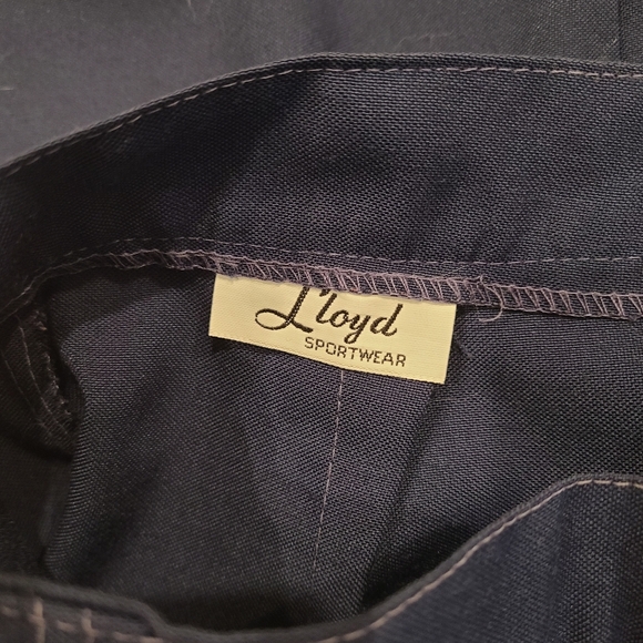 Vintage Lloyd Sportwear Navy Blue Long Pencil Skirt - Picture 4 of 8